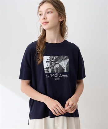 LE SOUK HOLIDAY フォトプリントドルマンTシャツ【接触冷感・吸水速乾】_subthumb_4