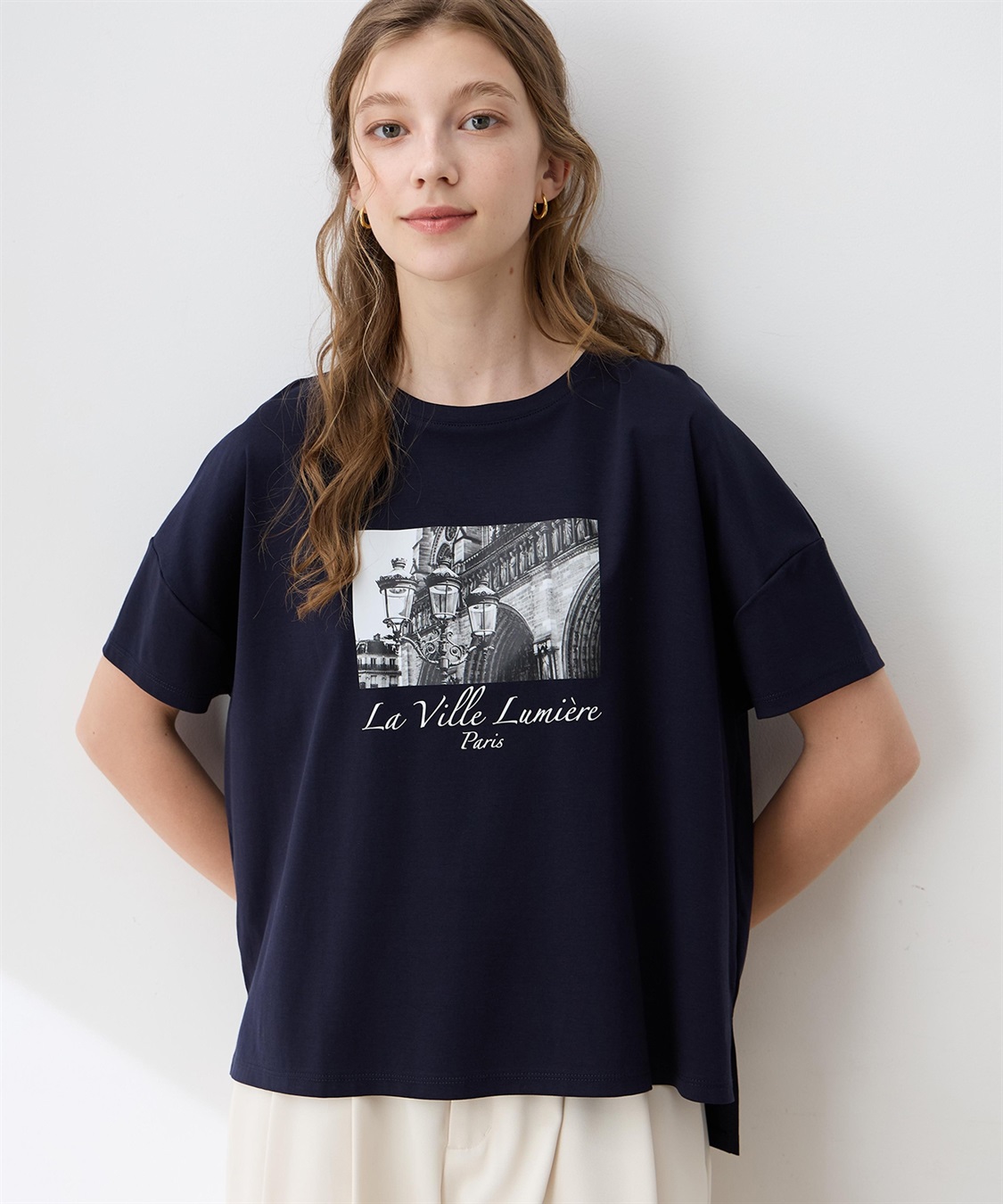 LE SOUK HOLIDAY フォトプリントドルマンTシャツ【接触冷感・吸水速乾】_sub_5