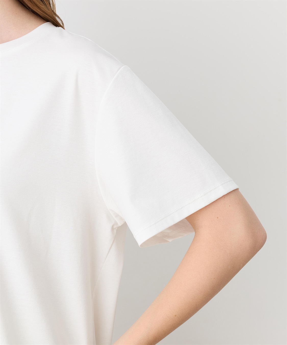 LE SOUK HOLIDAY 裾レースドッキングTシャツ【接触冷感】_sub_12