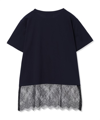 LE SOUK HOLIDAY 裾レースドッキングTシャツ【接触冷感】_subthumb_15