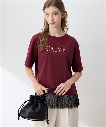 LE SOUK HOLIDAY レースドッキングプリントTシャツ【接触冷感・吸水速乾】_subthumb_2