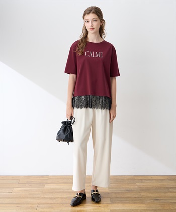 LE SOUK HOLIDAY レースドッキングプリントTシャツ【接触冷感・吸水速乾】_subthumb_3