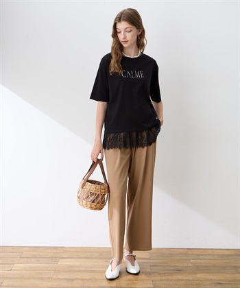 LE SOUK HOLIDAY レースドッキングプリントTシャツ【接触冷感・吸水速乾】_subthumb_6