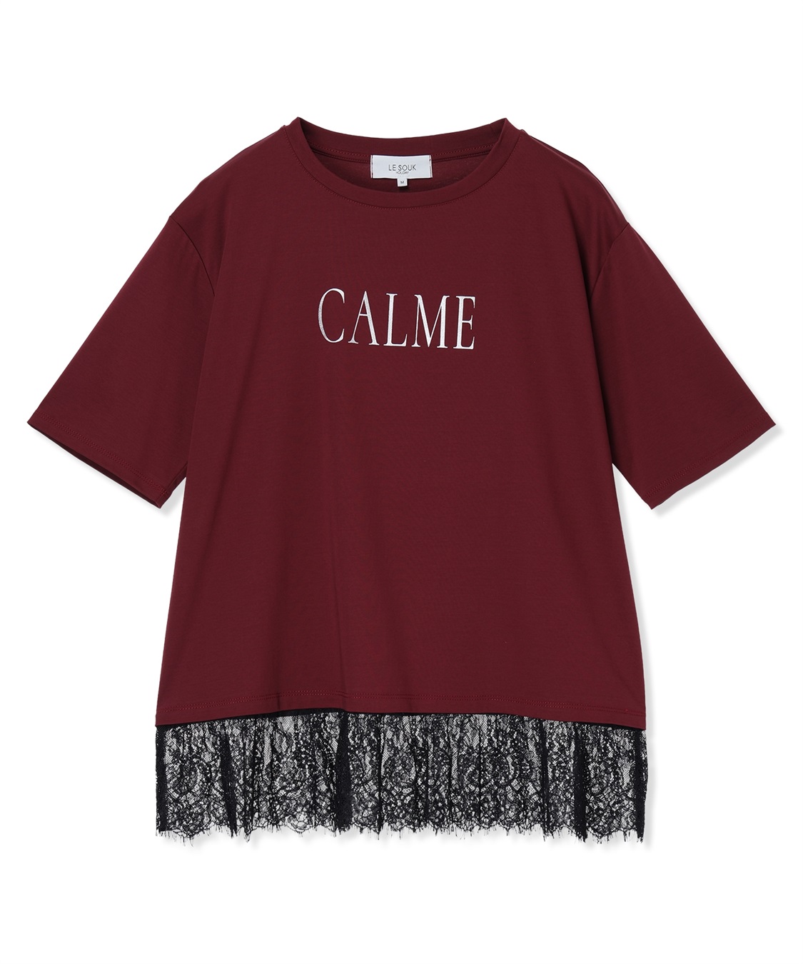 LE SOUK HOLIDAY レースドッキングプリントTシャツ【接触冷感・吸水速乾】_sub_7
