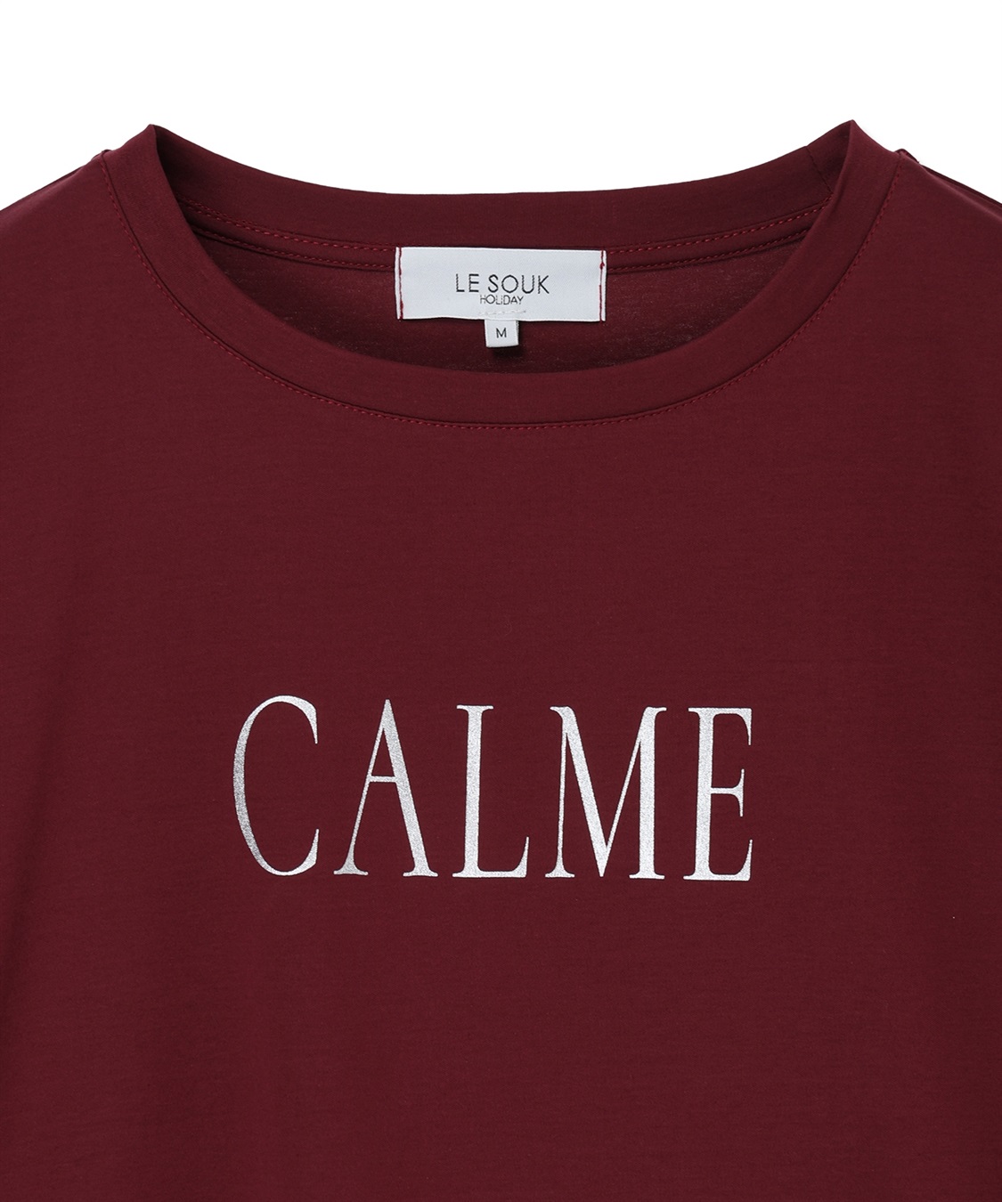 LE SOUK HOLIDAY レースドッキングプリントTシャツ【接触冷感・吸水速乾】_sub_9