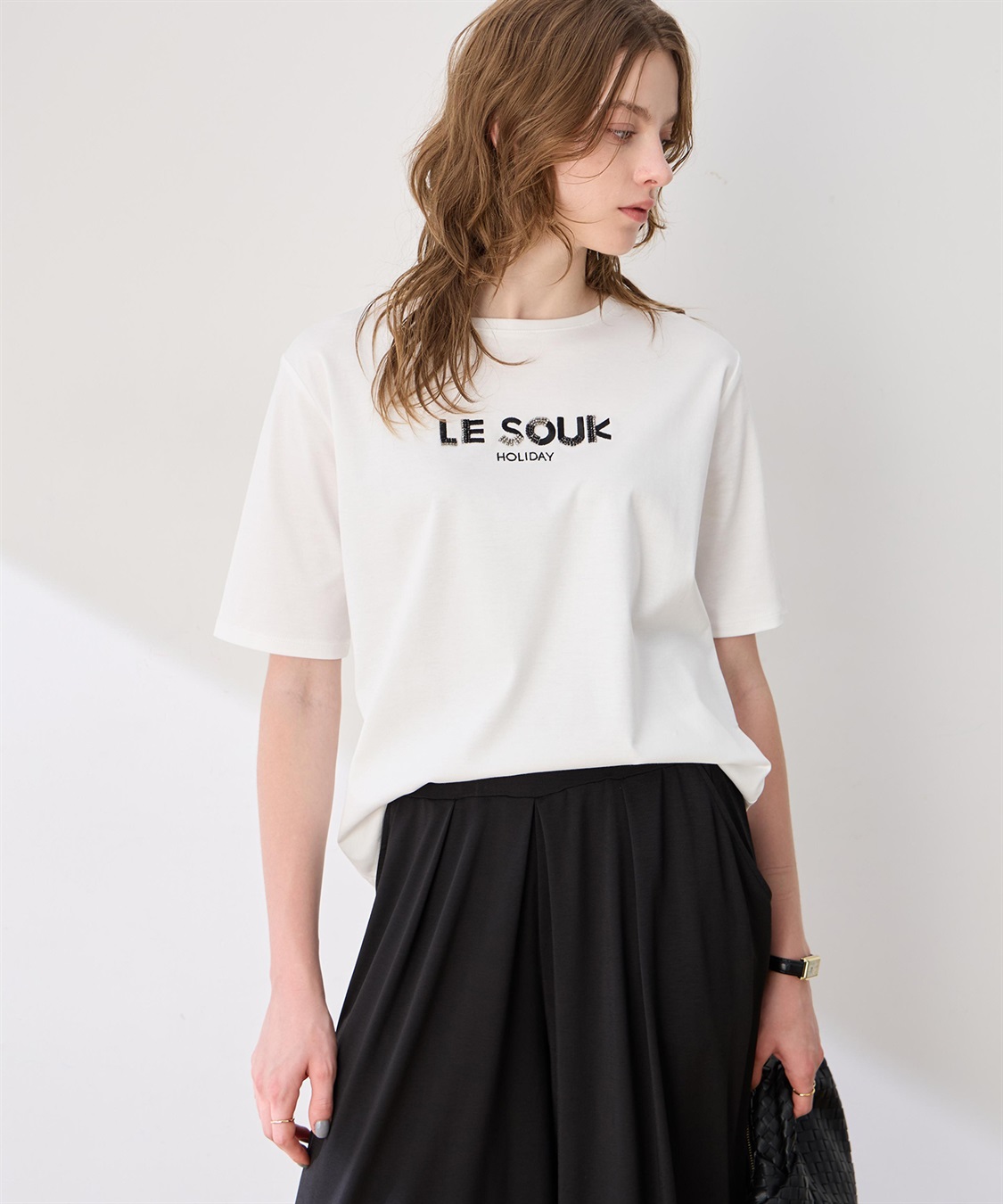 LE SOUK HOLIDAY ビーズ刺しゅうTシャツ【接触冷感・吸水速乾】_sub_6