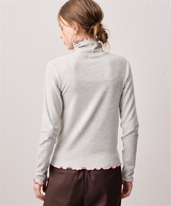 LE SOUK HOLIDAY メローハイネック起毛ロングTシャツ【吸湿発熱・ベーシックカラー】_subthumb_2