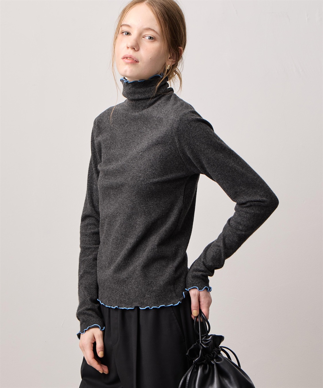 LE SOUK HOLIDAY メローハイネック起毛ロングTシャツ【吸湿発熱・ベーシックカラー】_sub_3