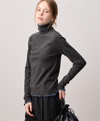 LE SOUK HOLIDAY メローハイネック起毛ロングTシャツ【吸湿発熱・ベーシックカラー】_subthumb_3