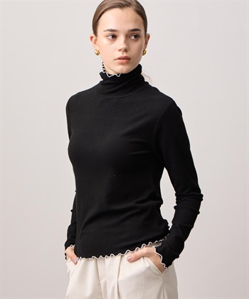 LE SOUK HOLIDAY メローハイネック起毛ロングTシャツ【吸湿発熱・ベーシックカラー】_subthumb_8