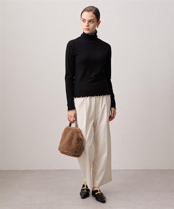 LE SOUK HOLIDAY メローハイネック起毛ロングTシャツ【吸湿発熱・ベーシックカラー】_subthumb_15