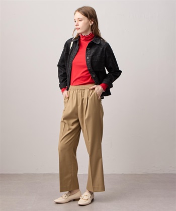 LE SOUK HOLIDAY メローハイネック起毛ロングTシャツ【吸湿発熱・アクセントカラー】_subthumb_12