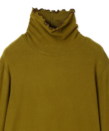 LE SOUK HOLIDAY メローハイネック起毛ロングTシャツ【吸湿発熱・アクセントカラー】_subthumb_27