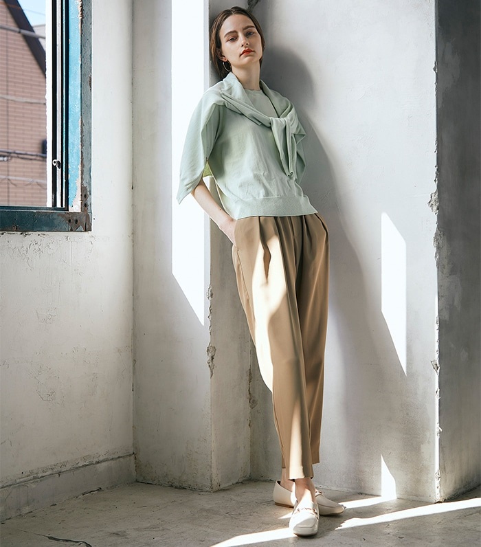 LE SOUK HOLIDAY 半袖ニットプルオーバー_sub_1