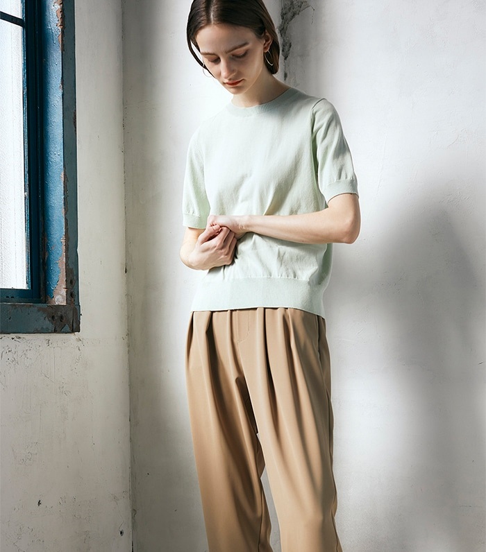 LE SOUK HOLIDAY 半袖ニットプルオーバー_sub_4