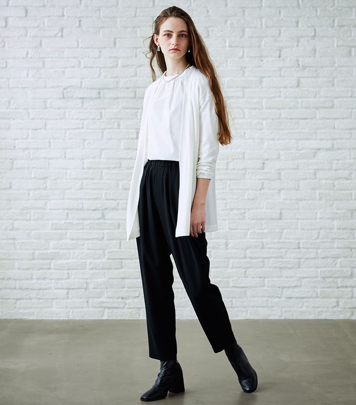 LE SOUK HOLIDAY ミドル丈ノーボタンカーデ_sub_11