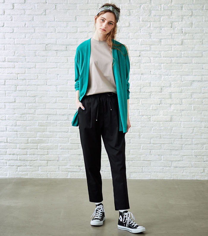 LE SOUK HOLIDAY ミドル丈ノーボタンカーデ_sub_14