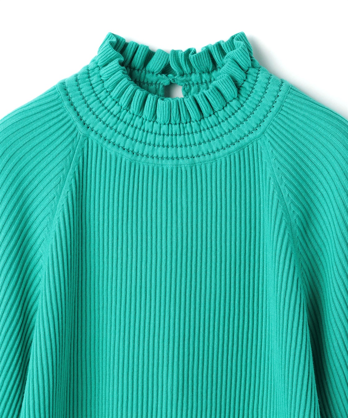 LE SOUK HOLIDAY フリルネックニットプルオーバー_sub_18