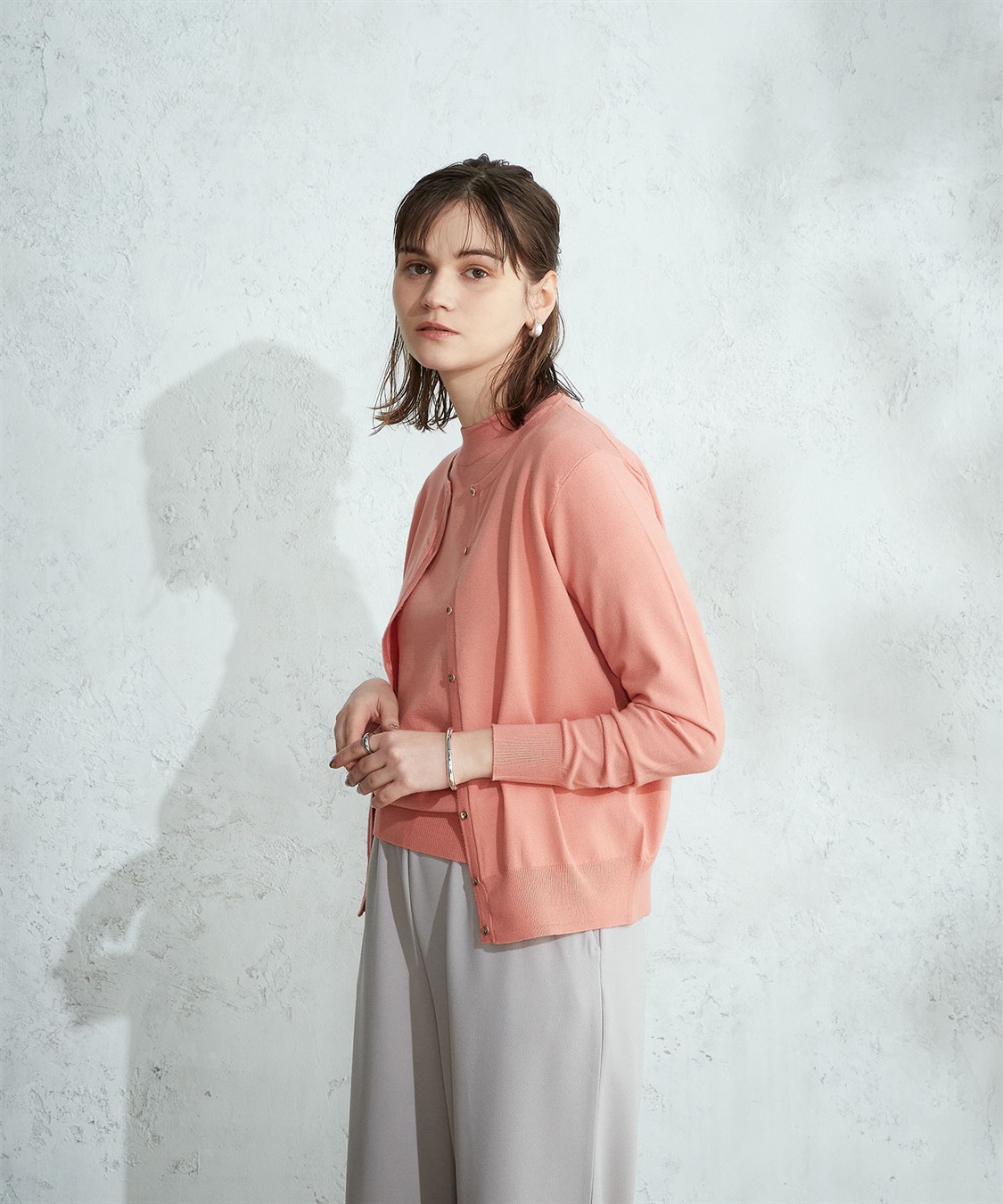 LE SOUK HOLIDAY ベーシックニットカーディガン_sub_3