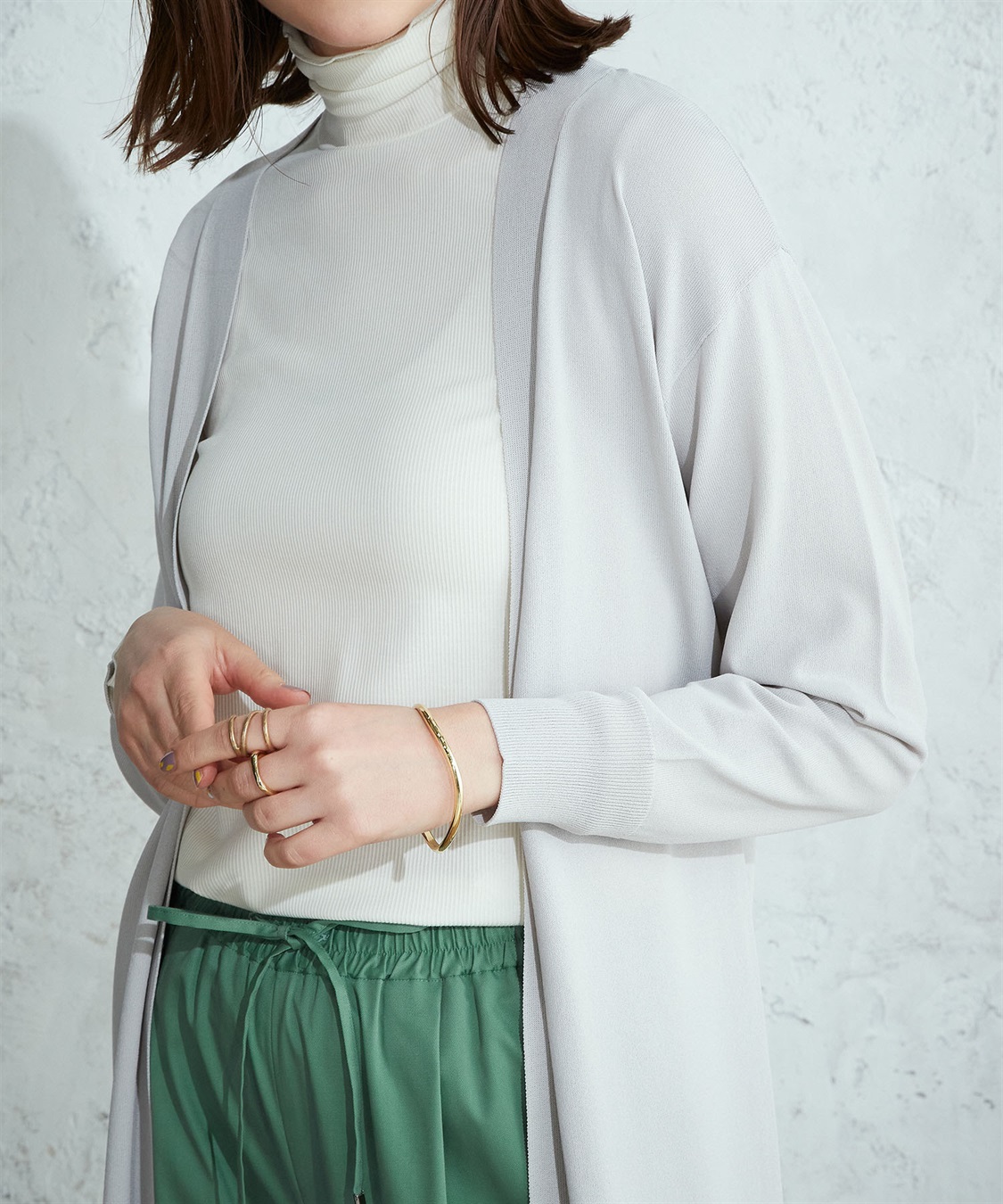 LE SOUK HOLIDAY ミドル丈トッパーカーディガン_sub_4