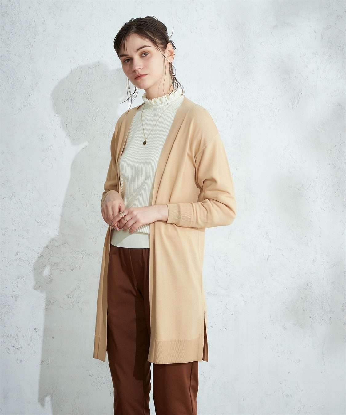 LE SOUK HOLIDAY ミドル丈トッパーカーディガン_sub_9