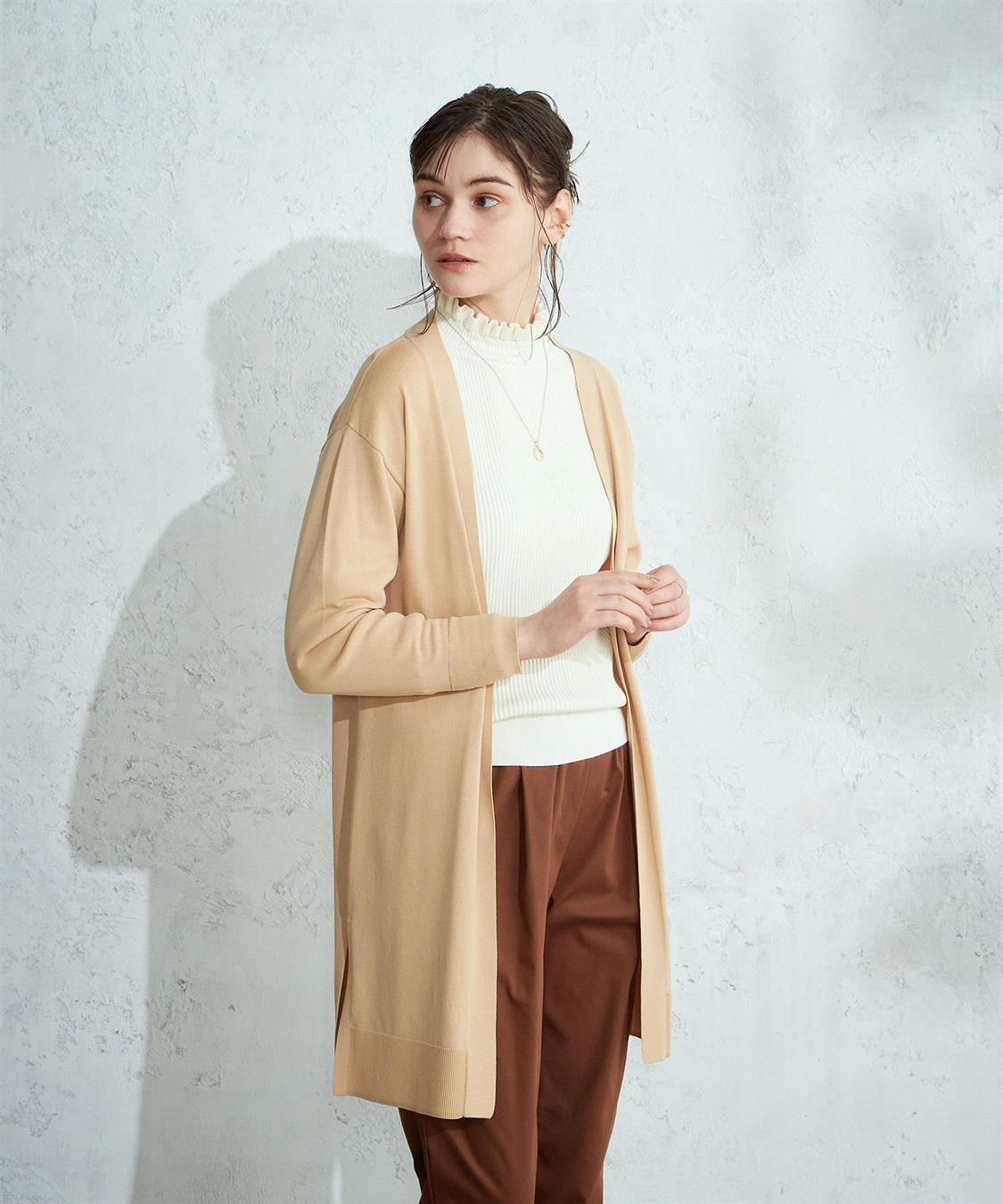 LE SOUK HOLIDAY ミドル丈トッパーカーディガン_sub_10