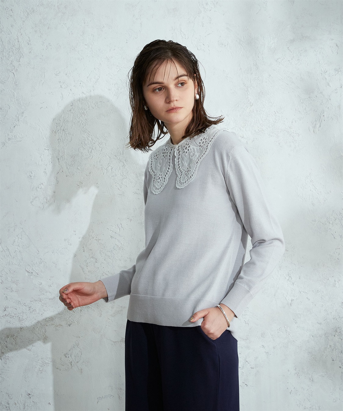 ルネ♡レースニット dayun107企画】レースニットセットアップ | mline(エムライン