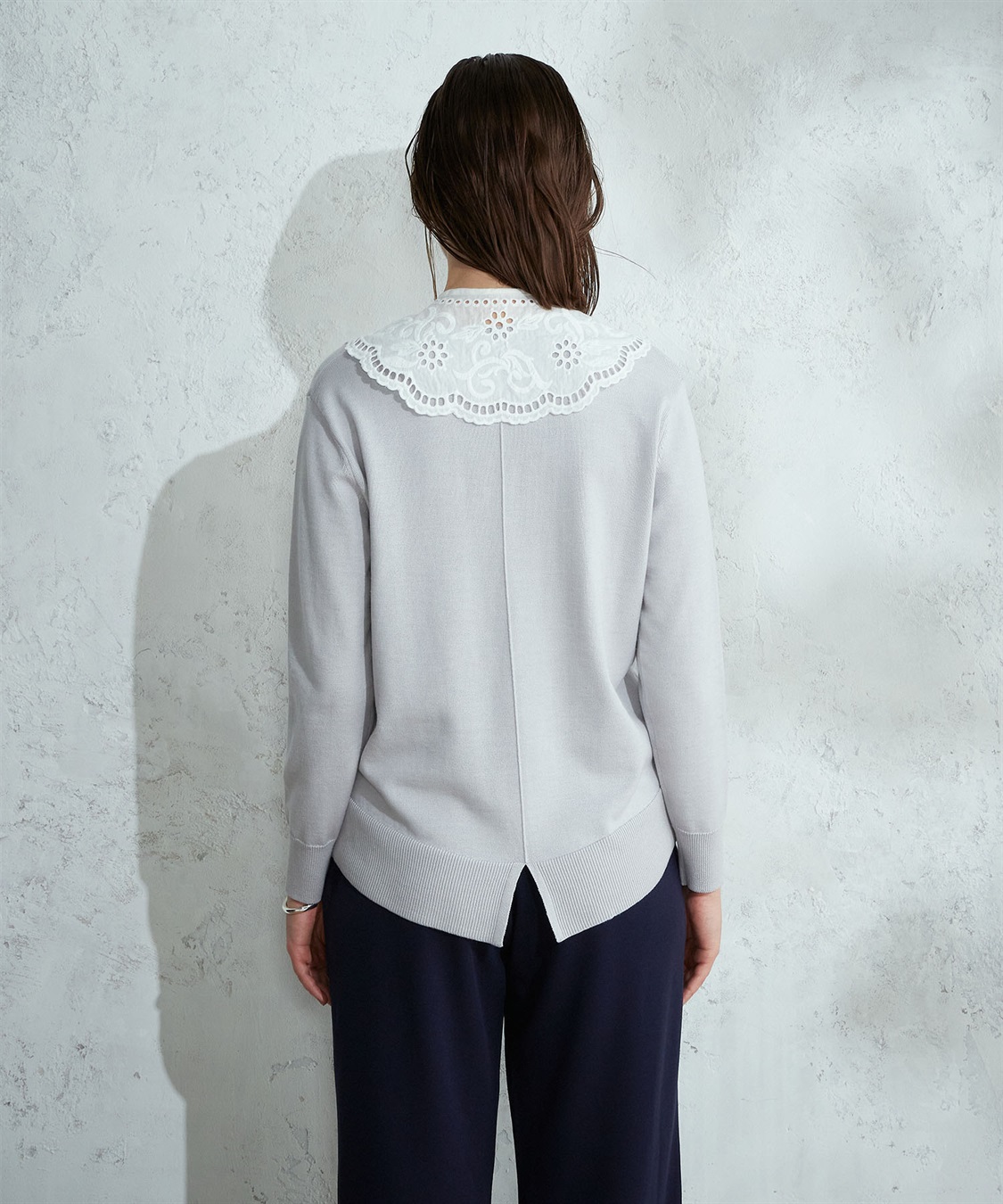 LE SOUK HOLIDAY レースつけ衿ニットプルオーバー_sub_10