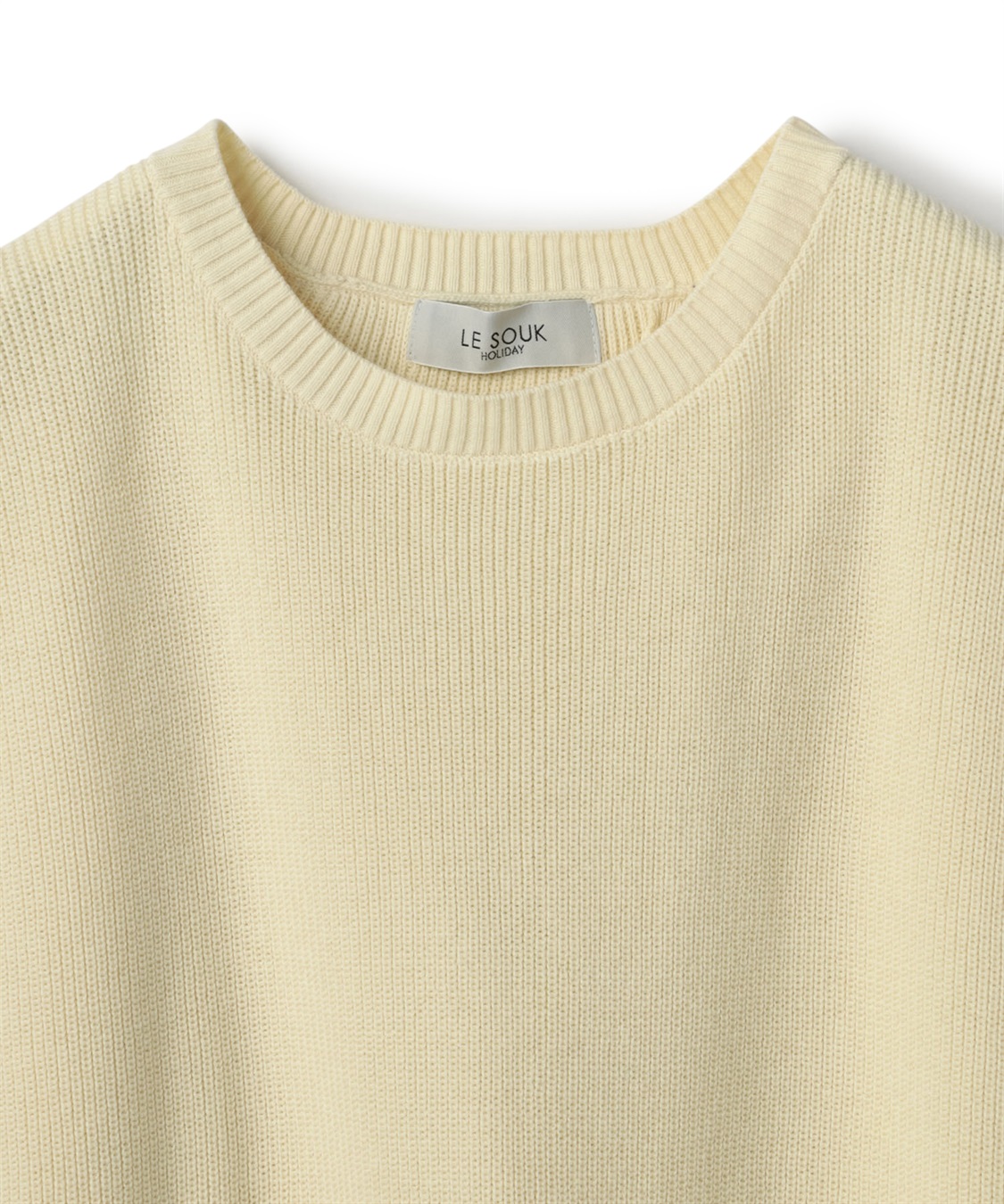 dceuxieme classe ベージュ ニットベスト 背後スリット 292028_L.jpg