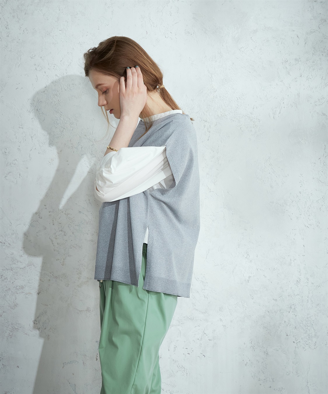 LE SOUK HOLIDAY クルーネック天竺ベスト_sub_4