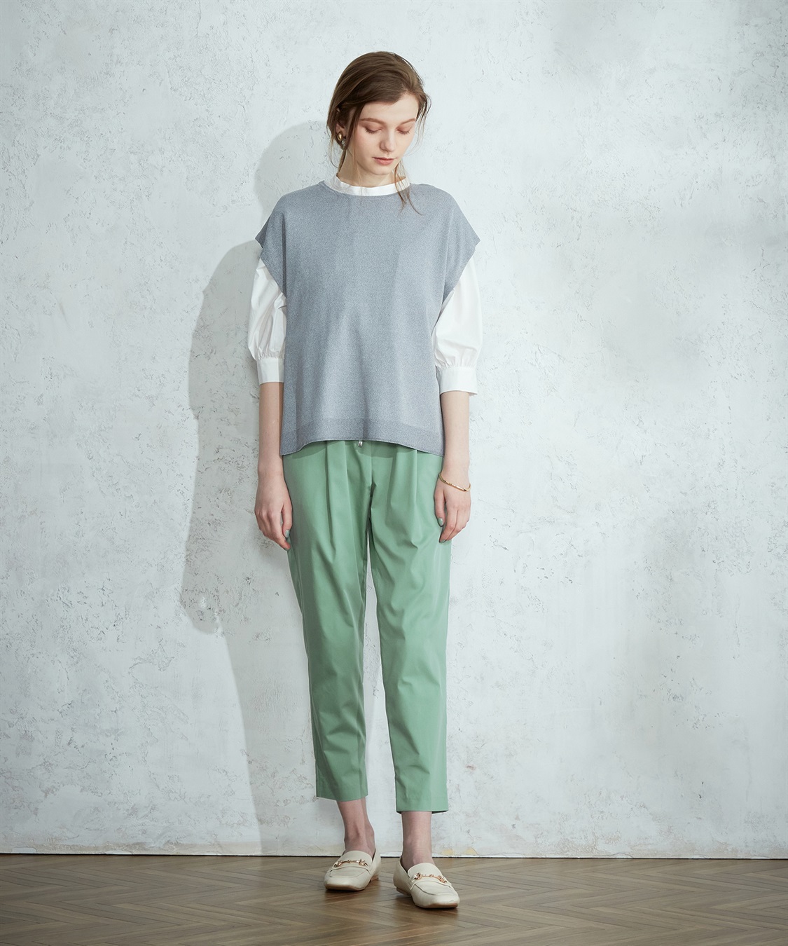 LE SOUK HOLIDAY クルーネック天竺ベスト_sub_9