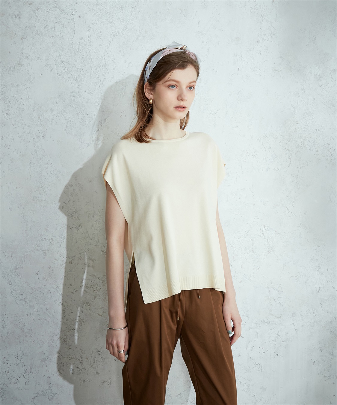 LE SOUK HOLIDAY クルーネック天竺ベスト_sub_11