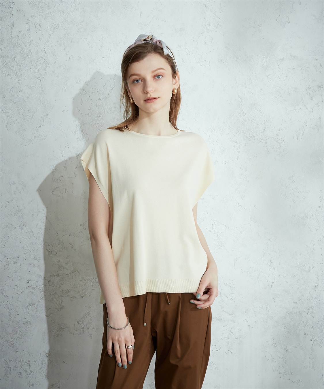 LE SOUK HOLIDAY クルーネック天竺ベスト_sub_12