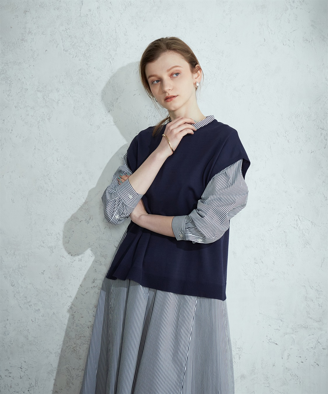 LE SOUK HOLIDAY クルーネック天竺ベスト_sub_16