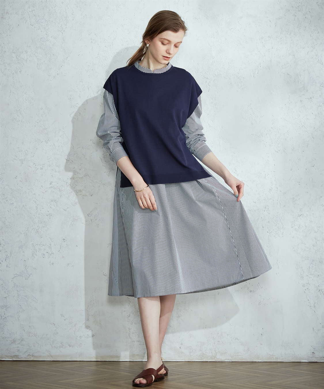 LE SOUK HOLIDAY クルーネック天竺ベスト_sub_18