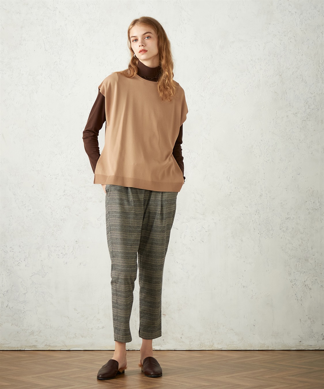 LE SOUK HOLIDAY ベルテッドニットベスト_sub_2