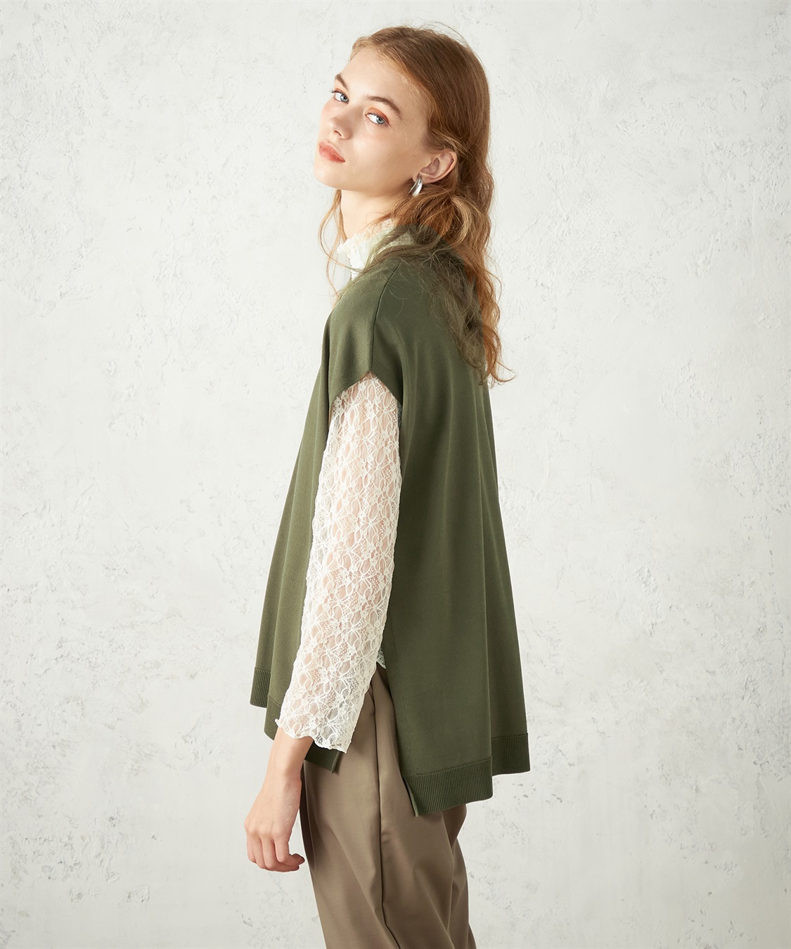 LE SOUK HOLIDAY ベルテッドニットベスト_sub_8