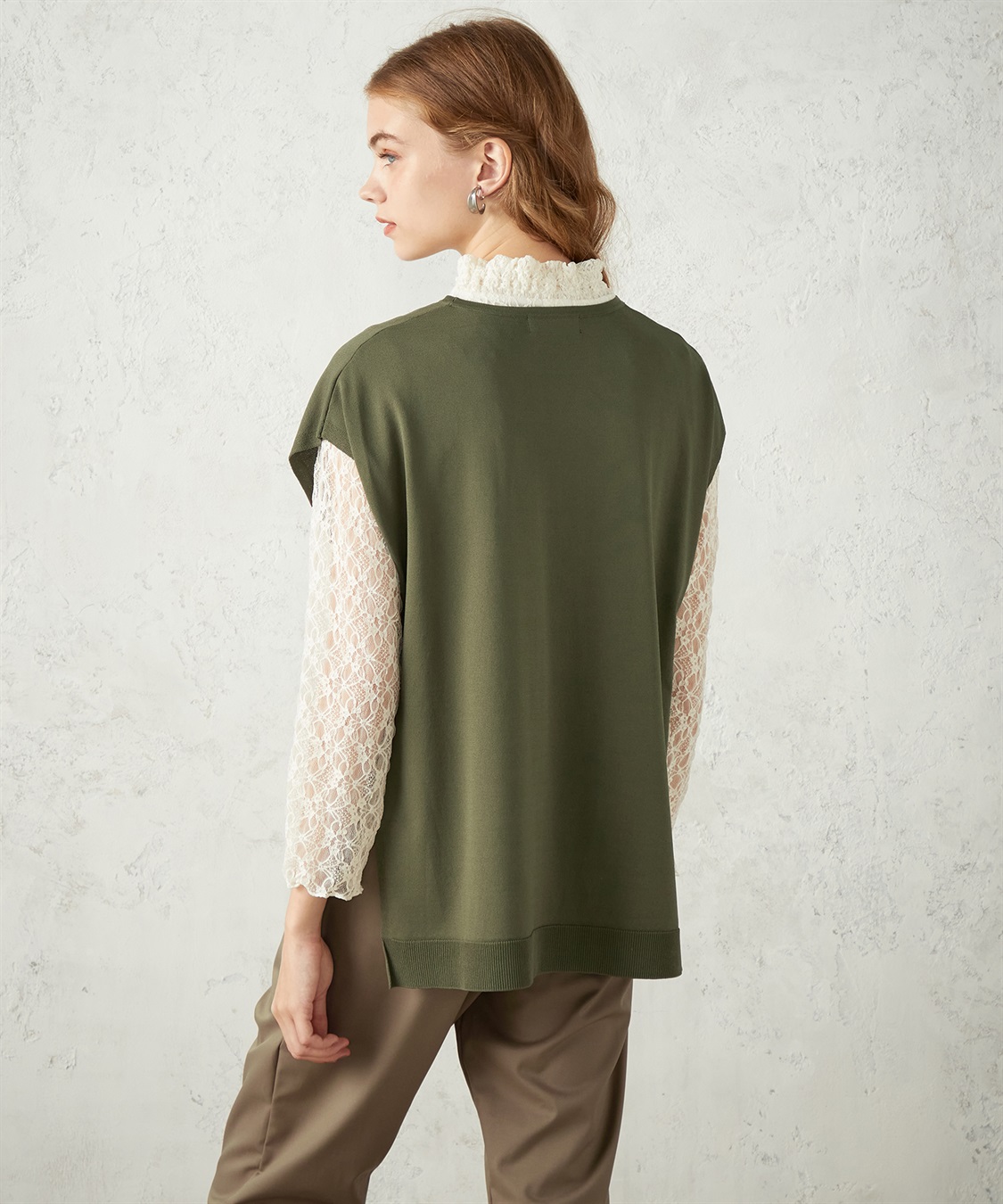 LE SOUK HOLIDAY ベルテッドニットベスト_sub_9