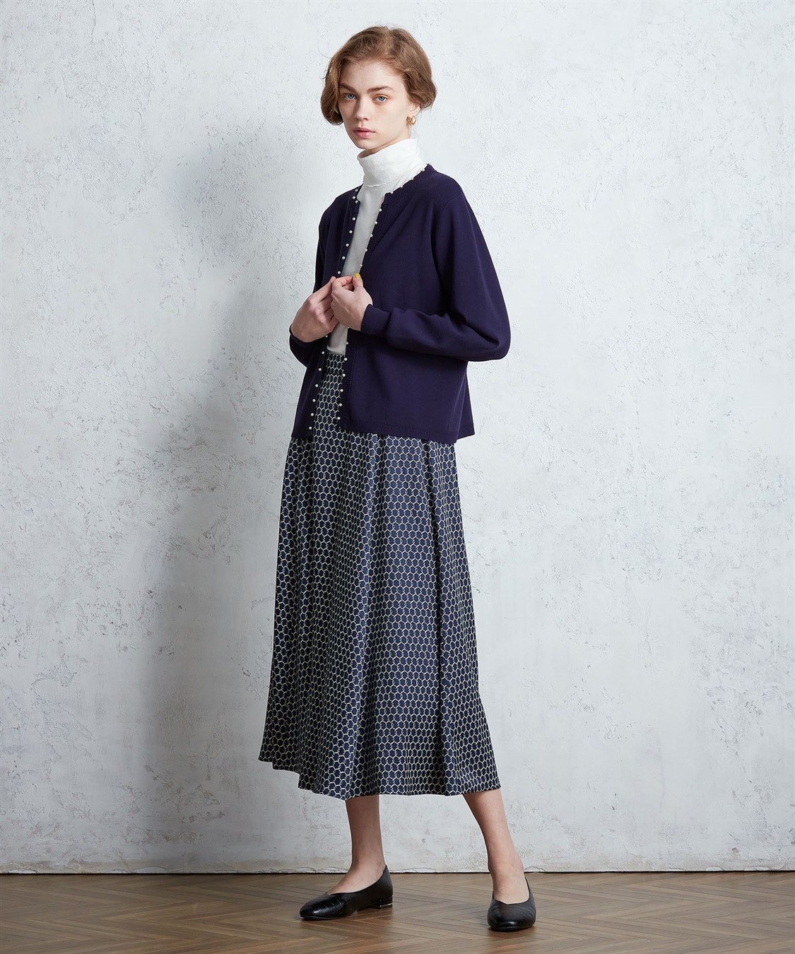 LE SOUK HOLIDAY パールアクセントニットカーディガン_sub_4