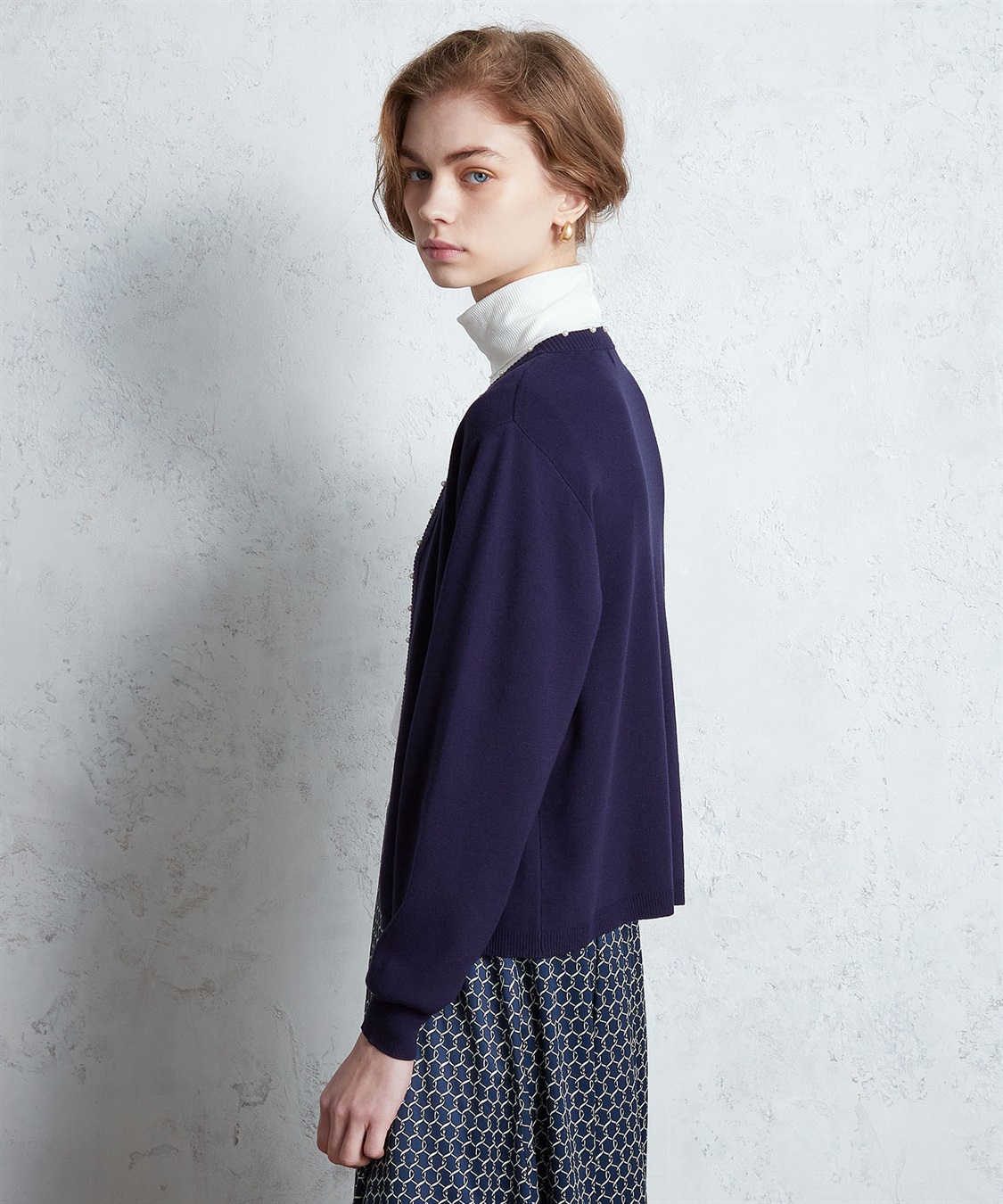 LE SOUK HOLIDAY パールアクセントニットカーディガン_sub_6