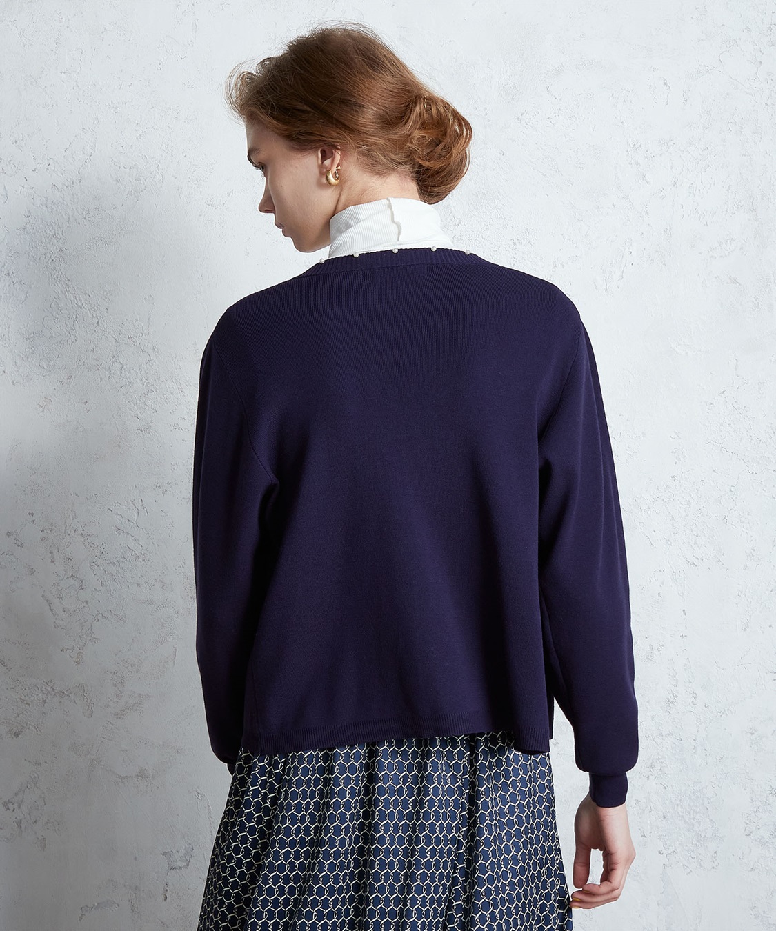 LE SOUK HOLIDAY パールアクセントニットカーディガン_sub_8