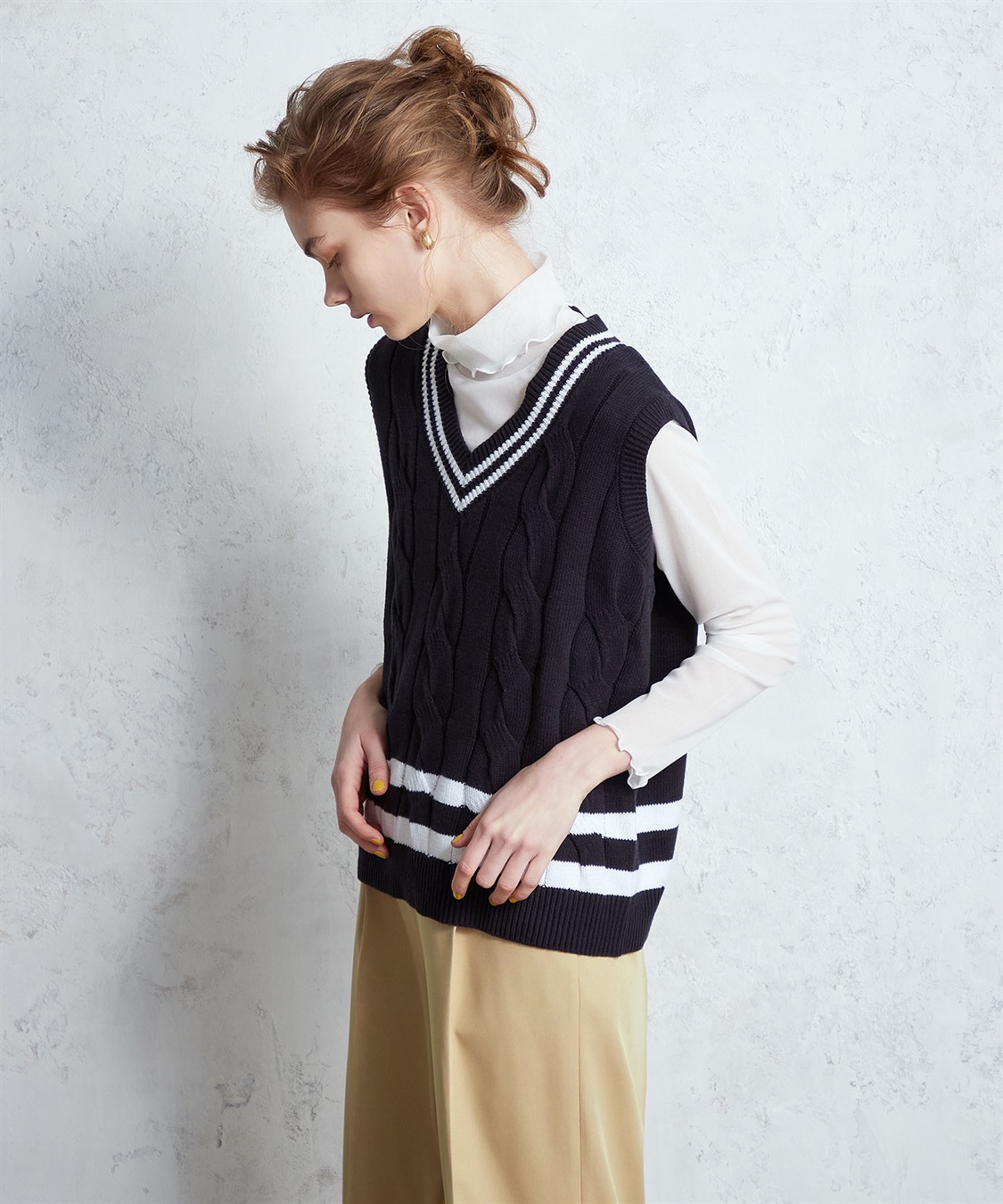 LE SOUK HOLIDAY チルデンニットベスト_sub_4