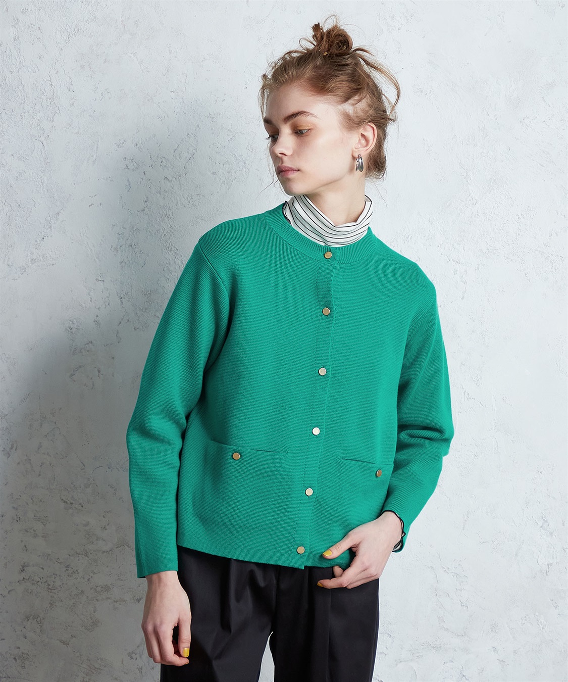 LE SOUK HOLIDAY クルーネックカーディガン_sub_13