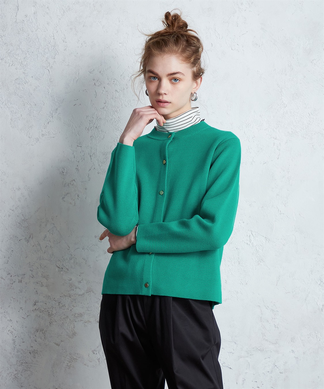 LE SOUK HOLIDAY クルーネックカーディガン_sub_14