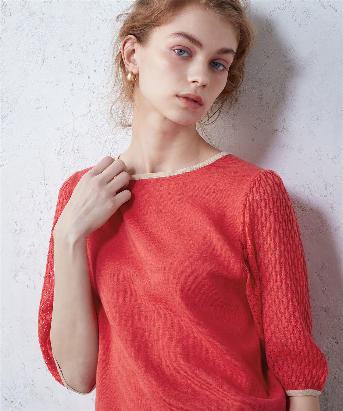 LE SOUK HOLIDAY 切替ニットプルオーバー_sub_7