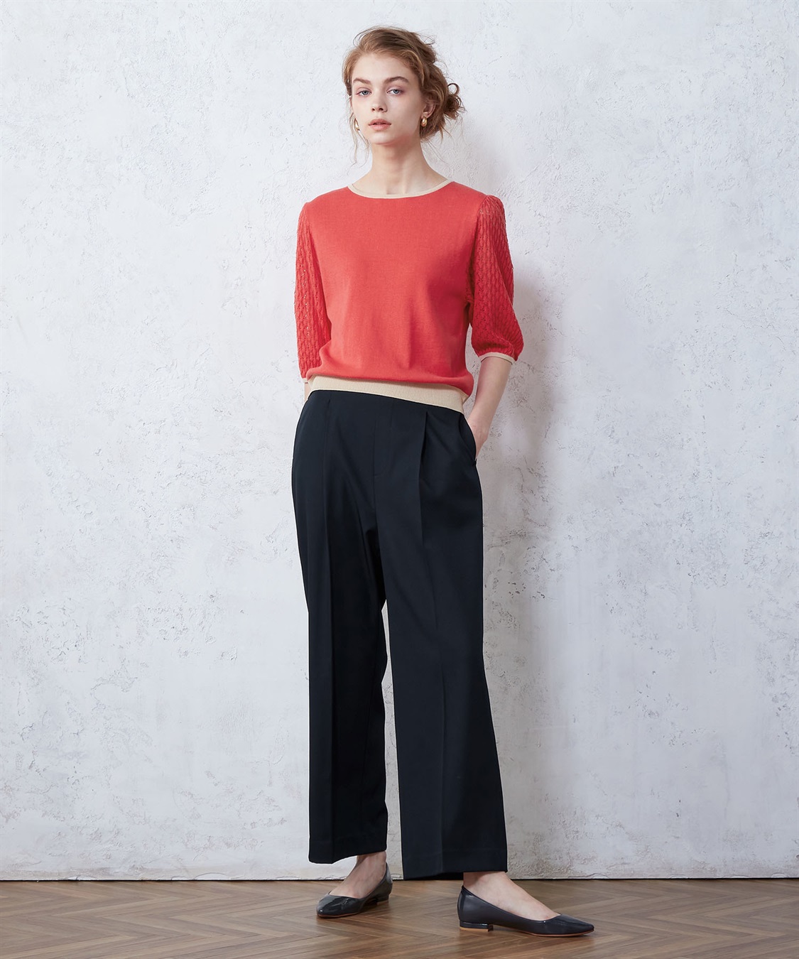 LE SOUK HOLIDAY 切替ニットプルオーバー_sub_10