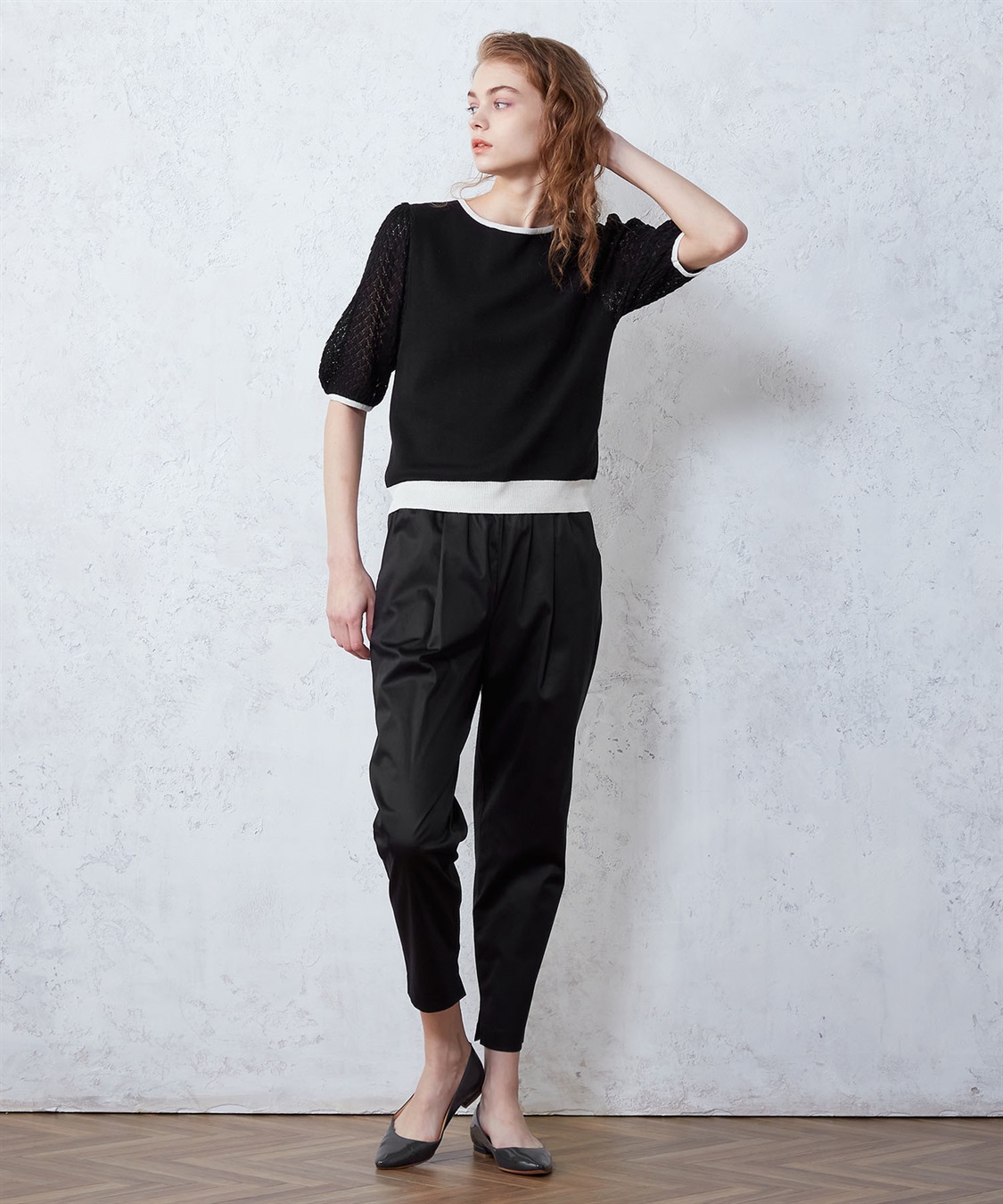 LE SOUK HOLIDAY 切替ニットプルオーバー_sub_12