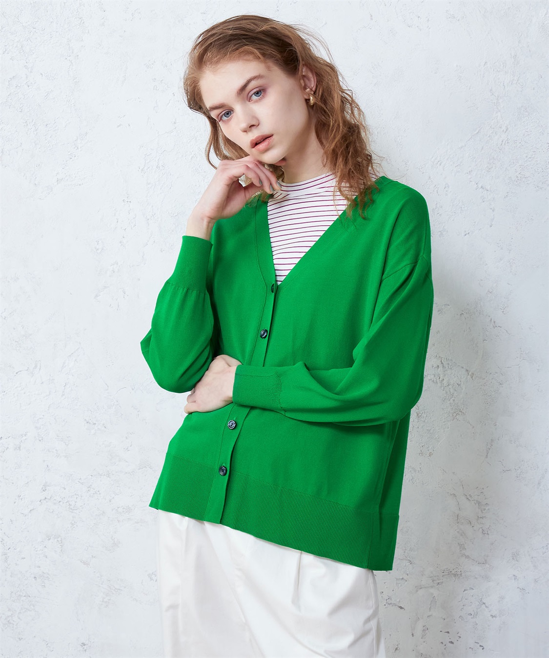 LE SOUK HOLIDAY Vネックカーディガン_sub_1