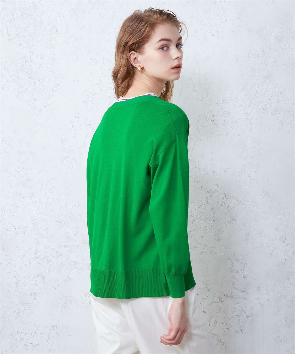 LE SOUK HOLIDAY Vネックカーディガン_sub_5