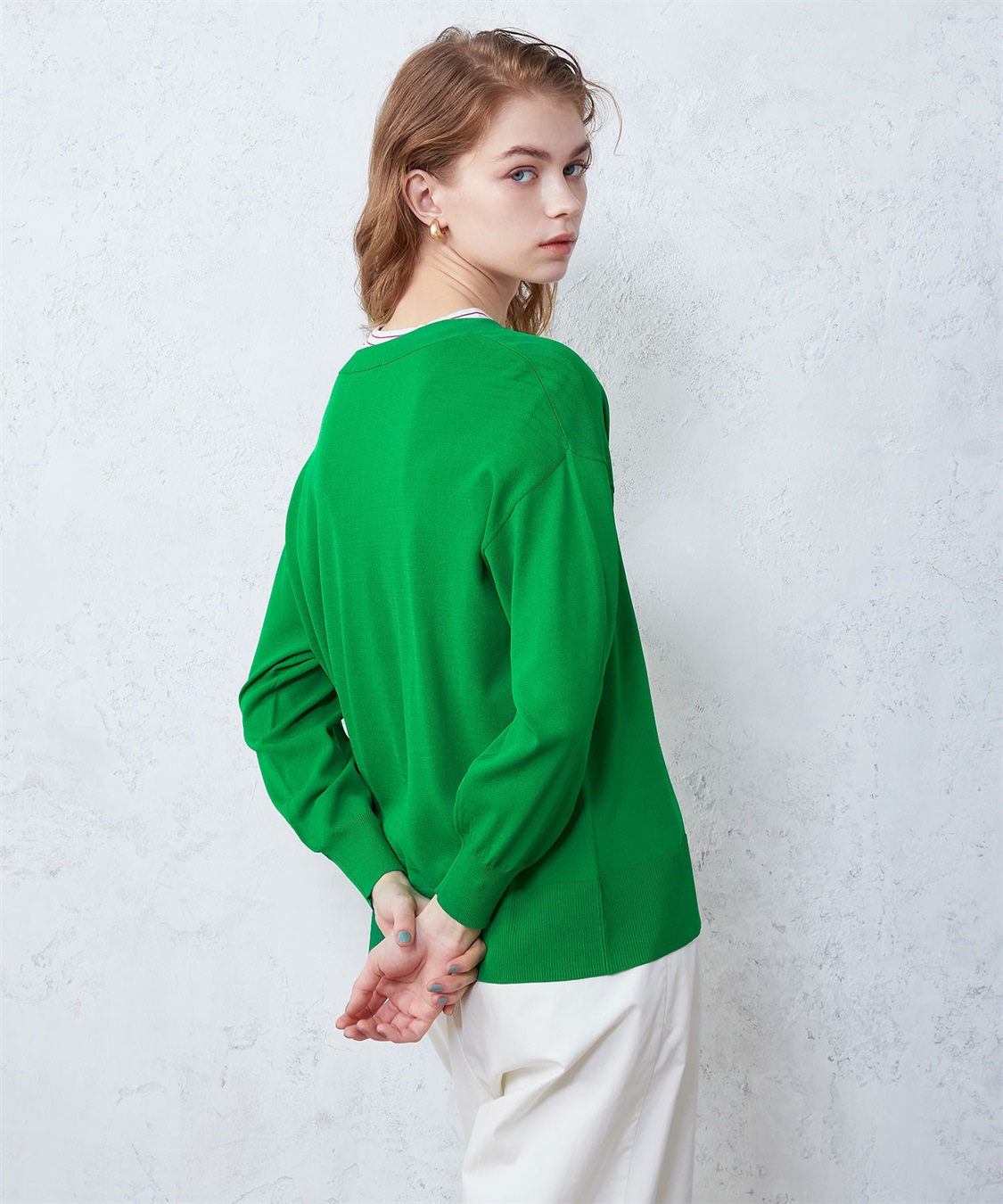 LE SOUK HOLIDAY Vネックカーディガン_sub_6